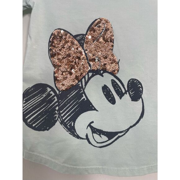 Disney Jumping Beans Size 6x Girls Long Sleeve Sequin Stretch Minnie Mouse Shirt - Picture 5 of 5